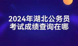 湖北省公务员考试成绩 湖北省公务员考试成绩